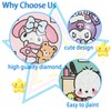 4 Pack Cartoon Diamond Art Kits for Adults, DIY Diamond