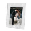 DONOUCLS Crystal Wedding Frame 5x7Inch of Keepsake Photo Frames, Crystal