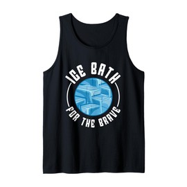 Mens Ice Water Ice Bath For The Brave Ice Bather Tank Top