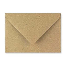Kraft Brown Greeting Card Envelopes to Fit A5 Greetings Card or A4 Card Fold in Half for Invitation Wedding Birthday Party Crafts 152x216mm - 30 Envelopes (Kraft Brown)