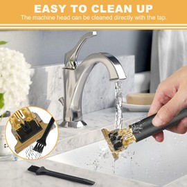 Liwarace Hair Trimmer, USB Rechargeable Hair Clipper Beard Trimmer for Men, Professional Electric Cordless Hair Barber Trimmer for Men Clipper Beard Shaver Holiday Gifts (Black)