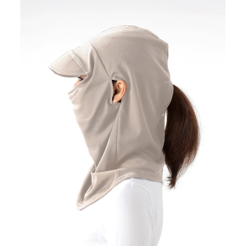 Made In Japan suppin Sun Face Cover Beige