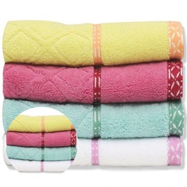 Towel crown embroidery hiking towel bathroom towel red