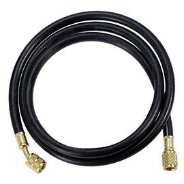 R410A AC Refrigerant Charging Hoses, 59“ HVAC Charging Hose with 1/4’’ SAE Female Flare, 800PSI Working Pressure for R410A R22 R134A R12 R502 Air Condition System Maintenance