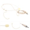 Earhook Microphone 3.5mm Male Screw Lock Double Earhook Microphone for