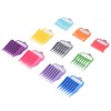 10 Sizes Hair Clipper Combs Guides Professional Colorful Number Coded