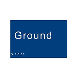 Caledonia Signs 56129 Braille Ground Symbol