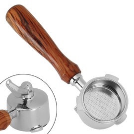 DIBTSA 51mm Espresso Portafilter Double Spouts 3 Ears Compatible with Delonghi Dedica EC680, EC685 Espresso Machines