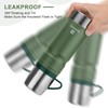 Vacuum Insulated Water Bottle Thermo Water Flask with Cup 680ml/23oz