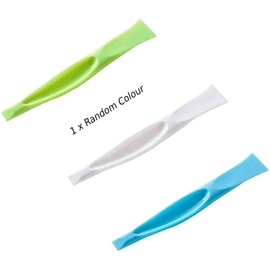 BestWayDigital BestWayKitchen 1 x Cleaning Scraper Spatula Plastic Tool Stains Label Gums Remover Scratch Free/Random Colour/Kitchen Household DIY Multipurpose Spatula