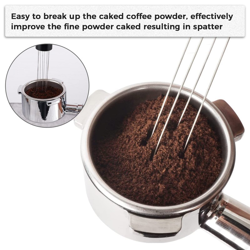 Yetaha Espresso Coffee Stirrer, WDT Tool Upgraded Coffee Powder Stirrer,