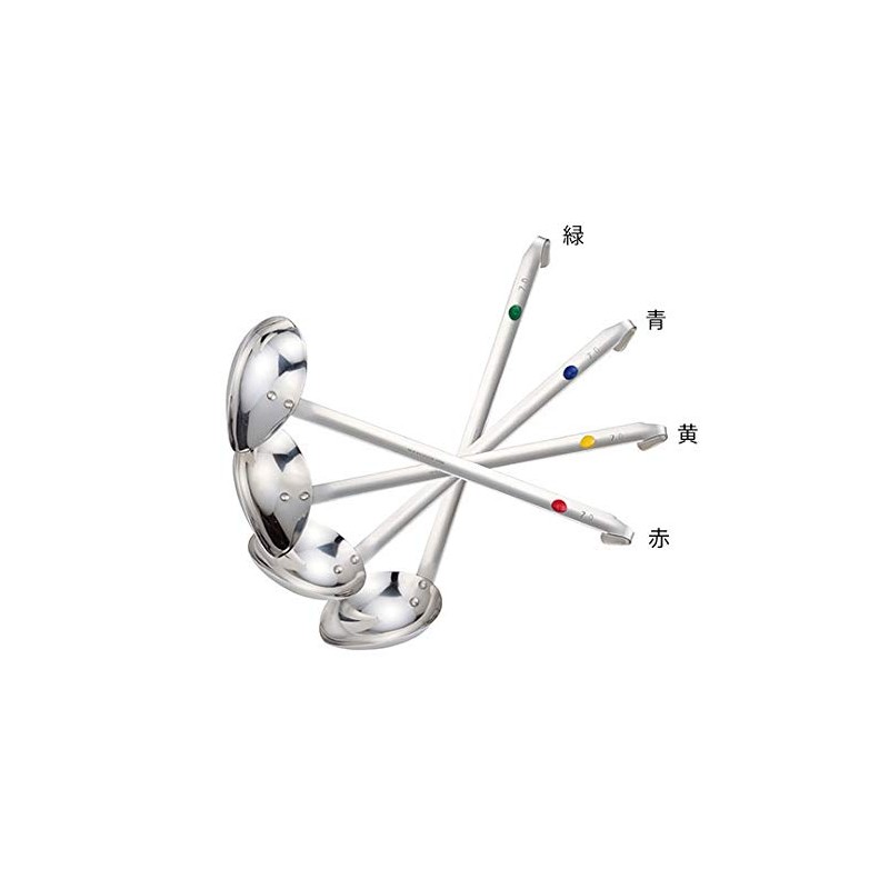 YUKIWA 09123805 Horizontal Ladle with Color Marker, Red, 1.7 fl