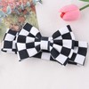 Sdopbinbin Checkered Baby Bow Headband for Infant Newborn Bow Hair