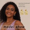 Aretes para Mujer;Joyeria 45 Pares Aretes Mujer Oro Pendientes Joyeria