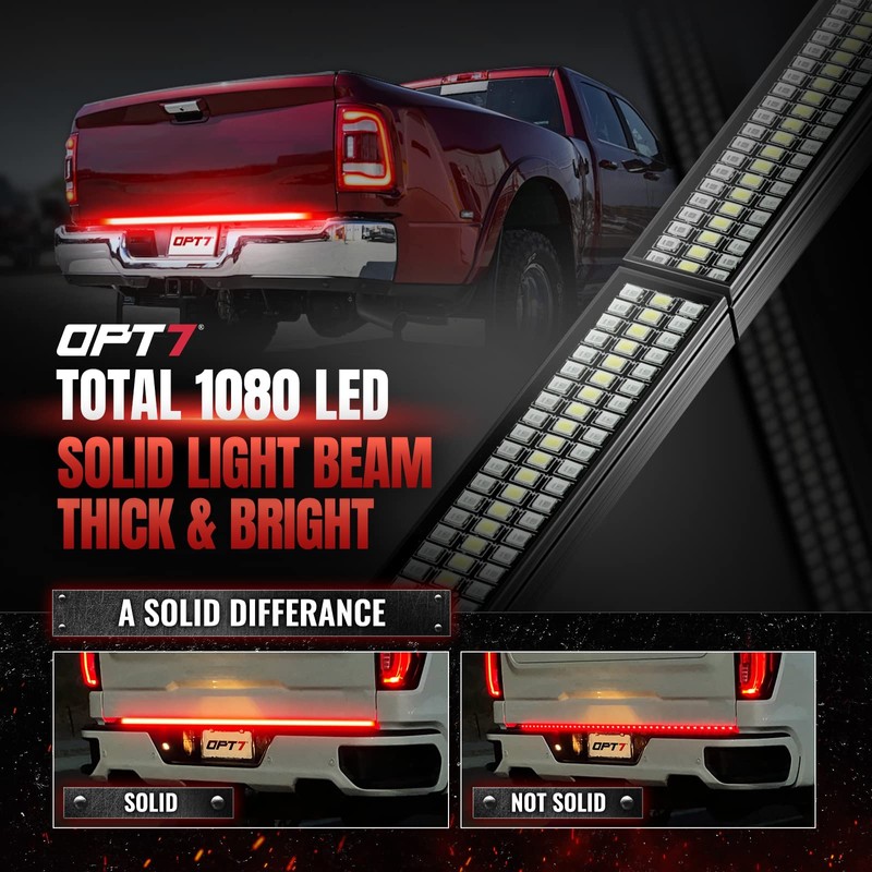 OPT7 60" Redline Parlux Triple Row LED Tailgate Light Bar