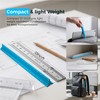 THLHKD Architectural Scale Ruler 12-Inches: with 12" Stainless Steel Ruler,