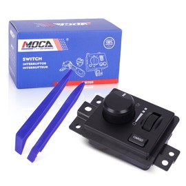 MOCA Headlight Switch HLS-1345 Fits 05-10 for Dodge Dakota & 06-09 for Dodge Ram 1500/ Ram 2500/ Ram 3500 & 08-10 for Dodge Ram 4500/ Ram 5500 & 2006 for Mitsubishi Raider & 2011 for Ram Dakota