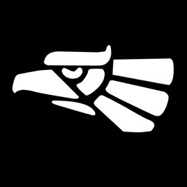 Mexican Eagle V1 Vinyl Decal by StickerDad® - Size: 5", Color: White - Windows, Walls, Bumpers, Laptop, Lockers, etc.