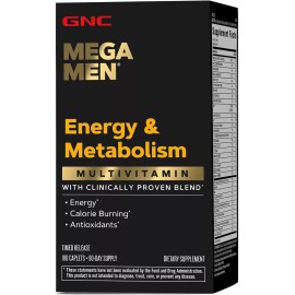 GNC Mega Men Energy & Metabolism Multivitamins, 180 ct.