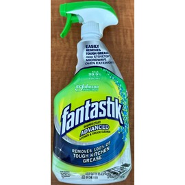 Fantastik Pack of 10 Fantastik Advanced Kitchen and Grease Cleaner 32 Fl oz