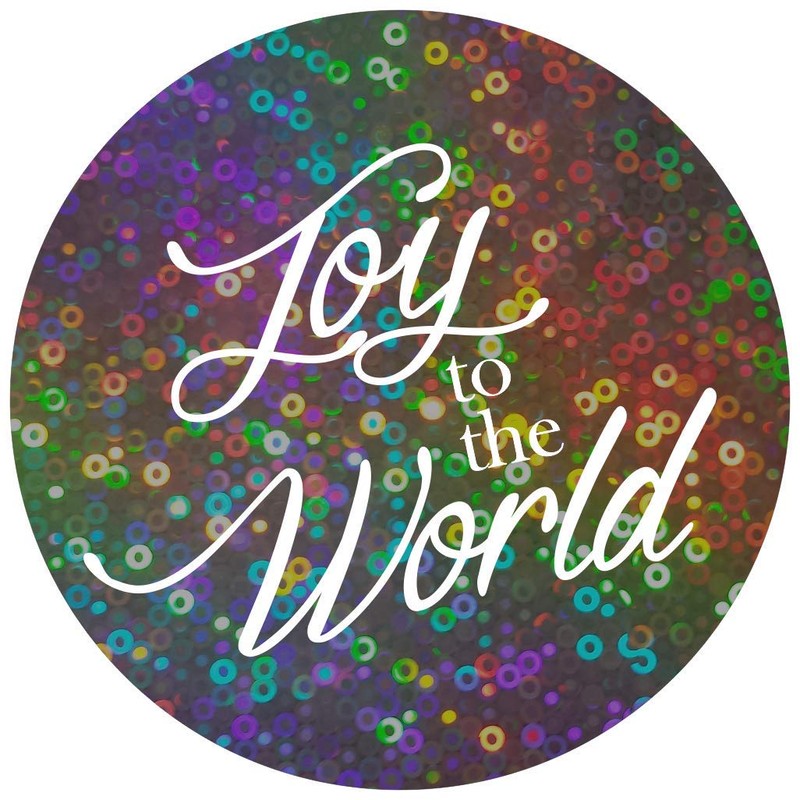 School Stickers Sparkly Christmas Hymn Stickers