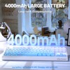 Free wolf M87 V2 87 Keys Membrane Gaming Wireless Keyboard,80%