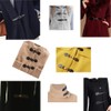 Cherjoury 6 Pairs Leather Horn Toggle Closure Buttons Coat for