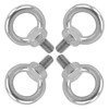 4Pcs Stainless Steel Lifting Ring Eye Bolt Heavy Duty Machinery