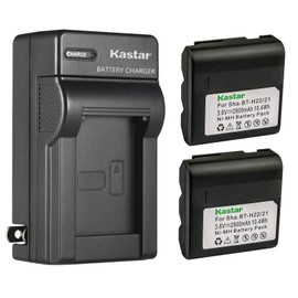 Kastar 2-Pack Battery and AC Wall Charger Compatible with Sharp BT-H21 BT-H21U BT-H22 BT-H22U BT-H32 BT-H32U BT-H42 BT-H42U, Duracell DR7 Empire VBC-3UN RCA PRO B712 Sears 55428 58428 58457 58458
