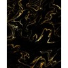 Black and Gold Marble Composition Notebook - Large Ruled Notebook
