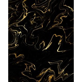 Black and Gold Marble Composition Notebook - Large Ruled Notebook - 8x10 Lined Notebook (Softcover Journal / Notebook / Diary) (8x10 Lined Softcover Notebook, Band 129)