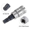 HARFINGTON Torx Bit Socket T30 Solid Star 1/4" Drive 1.46"