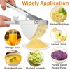 Stainless Steel Potato Press with Comfort Handle, Large Hole Potato