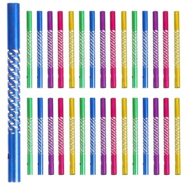 Operitacx Pack of 50 Wind Chimes Wind Chimes Making Accessories Wind Chimes Empty Pipes Wind Chime Accessories Wind Bell Pipe One Fittings Sound Tube Pendant Metal Tube