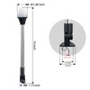 CLGMarine Stern Lights for Boats,All Round Led Anchor Light,Bimini Top