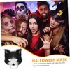 Alipis Animal Cosplay Mask Half-face Wolf Mask Cat Mask Furry