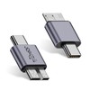 Duttek 10Gbps USB C to Micro B Cable Adapter, Micro