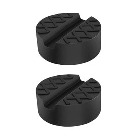 2 PCS Trolley Jack, Rubber Mat Trolley Jack, Low Profile Trolley Jack, Car Jack Kit, Camper Jack Pad (Black)