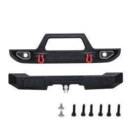 CODA RACING Aluminum Front&Rear Bumper for AXIAL SCX24 Ford Bronco AXI00006 1/24 RC Crawler Car