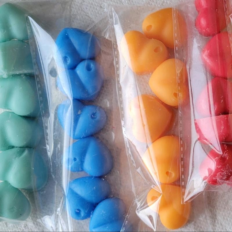 Strong Scented Soy Wax /Heart Shaped Wax Melt large candles:_Cool