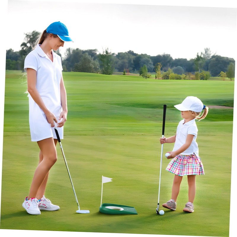 SUPVOX 2pcs Indoor Golf Putting Cups Flags for Enhanced Accuracy