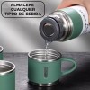 Maíz Termo Taza Botella Acero Inoxidable Cafe Te 500ml Portatil