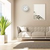ANSIO Wall Clocks 10 inch/25.4cm For Living Room Modern, Large