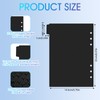 Ymapinc A5 Binder Dividers with Tabs, 7pcs 6 Ring A5