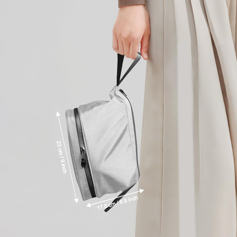 Lermende Transparent Toiletry Bag, Liquid Bag, Hand Luggage, TSA Approved