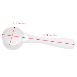 ONLYKXY 10 Piece 5g Food Grade Long Handle Nontoxic Reusable Plastic Measuring Spoon Coffee Teaspoon Milk Powder Spoon Kitchen Spoons