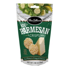 Mrs. Cubbison's Cheese Crisps - 100% Real Cheese, Keto Friendly, Great for Snacking and Salad Topper - Parmesan Flavor, 1.98 Ounce. (Pack of 2)