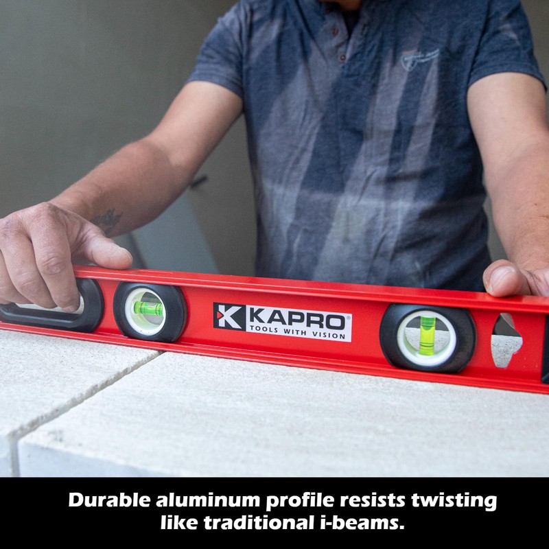 Kapro - 175 MaxPro Heavy Duty I-Beam Level - Features