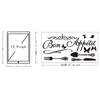 SUPERDANT Wall Sticker with Kitchen Theme Bon Appetit French Vinyl