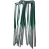 G&B Garden Half Green Artificial Grass Pegs to pin, astro